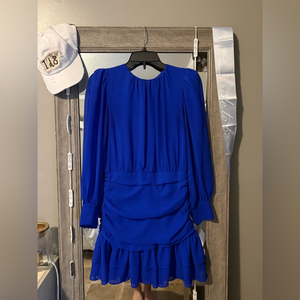 Elegant Blue Women's Dress